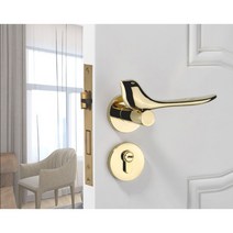 12타입 모티스락 도어락 손잡이 방문 안방문고리 화장실 욕실 열쇠키 저소음 자력 HS10, 5 골드저소음E(MTL10)