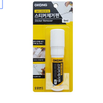 오공 스티커 제거 펜 9ml 스틱 점착 잔여물 얼룩 용 기름때 끈적임 테이프 유성매직 지우개, 단품