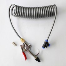 에어스프레이건 전기 전동 페인트 에어 분사기 에어 블로우 건 더스트 건 호스 먼지 청소 공기 흐름 핸드 툴, 없음