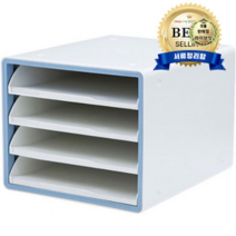 라이브잇 시스맥스 디럭스 오픈형 서류함 13105, 4단, 민트, 11세트