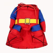 디즈니 강아지 옷 애견 슈퍼 히어로 치와와 복장 애완동물, XL-back length 35cm, Spiderman