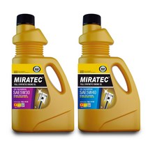 미라텍 100% 합성엔진오일 대림기업 5W30 5W40 엔진마모억제 수명연장 연비향상 가솔린 경유 LPG 겸용 소음 매연감소 유해가스감소 탁월한 시동력, 1개, 1000ml