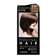 토니모리 퍼스널 헤어 컬러 크림, 8BR 베이지브라운, 15개
