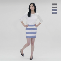 투미 투미(2ME) 스트라이프 스판 스커트_TMWH62403C