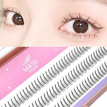 메이스 인조속눈썹 A형 V형 I형 부분 가닥속눈썹 셀프 연장아이래쉬, V형_11mm, 1개