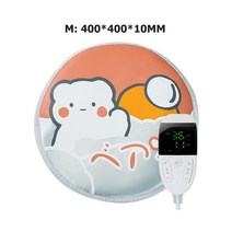 쇼파용 전기매트 전기 고양이 난방 침대 매트 작은 따뜻한 매트 침대 난연 천 가열 매트, 둥근, l
