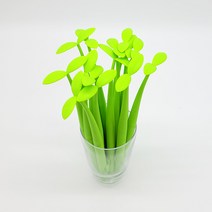 일정 흔들거리는 샤프 귀여운 실리콘 사이드 새싹샤프 0.5mm, 개