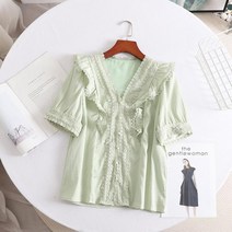 이브 서예지 한소희 임수향 제니 아이유 한지민st 러블리 공주풍 하객룩 화이트 블라우스