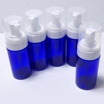 액상화장품 펌핑 100ml 거품용기 5개 샘플통 DIY재료 케이스 물비누통 리필