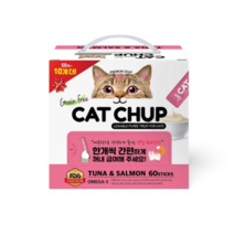 바이캣 캣찹 참치 앤 연어 고양이 간식 생선 14g x 60p, 1개, 참치+연어 혼합맛