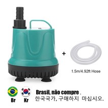 양수기 수중펌프 배수 급수 수조 수중 펌프 하단 흡입 물 교환 필터 수족관용 분뇨, [02] pump and hose, [06] 60W 2500LH