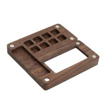미니 휴대용 미술파레트 물감 미니 휴대용 나무 수제 수채화 페인트 상자 빈 팔레트 여행 마, A