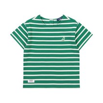 캉골키즈 [캉골키즈]숏 슬리브 스트라이프 티셔츠 PB 0404 GN