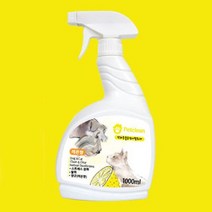 펫크린 탈취제1000ml 레몬향 애견향수 냄새제거 보습 애견패드-2802EA, 본상품선택