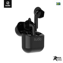 수디오 니오 블루투스 이어폰 이어셋 헤드폰 sudio nio bluetooth, 시크 블랙, 수디오니오