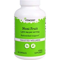 Vitacost 비타코스트 노니 1300mg 180캡슐, 1개, 180정