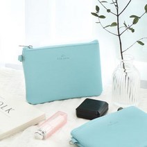 피카부 미니 플랫 파우치 핑크, 1개, 색상