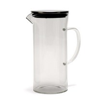 ANN 내열 유리포트 냉장고물병, 심플, 1.3L