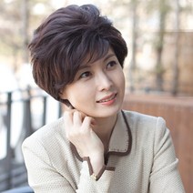 단골탑 여성 통가발 미라클 아이롱펌 여성가발, 내츄럴다크브라운M, 1개