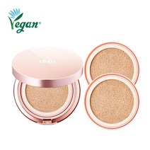 아이소이 스킨케어 비건 제로 쿠션 SPF38 PA++ 21호(본품1개+리필2개) 13gx3