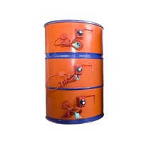 전기 오일 드럼 실리콘 가열 벨트 밴드 히터 DIY 고무 금속 히터공구 부품, 01=AC 110V_1200x250MM