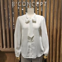 에잇컨셉 2014리본타이 블라우스 C22I7FBL013 (2컬러)