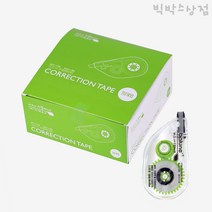 바르네 수정테이프 20개입 (BOX) BCT-1158 사무용 필기 문구화이트 노크식 사무용품 학용품
