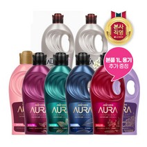 [엘지생활건강] 샤프란 아우라 1L x 4개 바이럭스 실내건조 2종/딥센트 6종 중 택1, 선택:딥센트 화이트플로럴