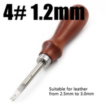 가죽 공예 도구 칼 Qjh 샤프 에지 베벨러 에지 스카이빙연마 벨트 메이커 고탄소강 diy 0.81.01.21.5mm 60, 1.2mm