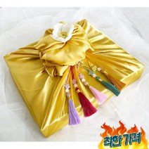 추석 명절 선물 포장 (노리개 보자기) 사돈 시댁 부모님 설 - 색상, 골드 + 보자기