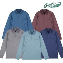 [크로커다일 남성] 요꼬 에리 티셔츠 CDAA8TP3703