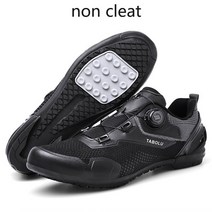 클릿 클릭 자전거화 슈즈 여름 Mtb 사이클링 스니커즈 플랫 페달 자전거 신발 클리트 슈즈 남성용 스피, 07 42, 07 non cleat black