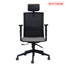 와이디엄 공부 수험생 책상 컴퓨터 사무실 사무용의자 UM-CH01, 블랙_그레이 UM-CH01