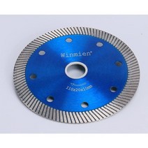 열 압축 초박형 10.2cm(4인치) 다이아몬드 톱날 Winmien 앵글 그라인더 커팅 디스크 휠 세라믹 타일 대리석 및 콘크리트용 연속 엣지 톱날에 적합 (10.2cm(4인, 4-Inch，1 pack