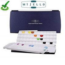 미젤로 수채화 더블데커 파레트 40칸 52칸 72칸 낱개 / 옵션선택, 40칸(MWP1740)
