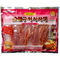 라이코스펫 써니 숯불구이 사사미, 숯불양념 닭갈비 500g, 500g