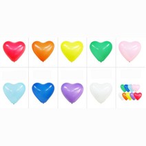 스드메 웨딩 파티 풍선 하트풍선 100p 풍선만들기 셀프웨딩 백일풍선 베이비샤워 생파, 오렌지