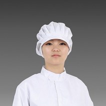 크린룸용 방진모자(1003) 여자 기본형 제전모자, 1개