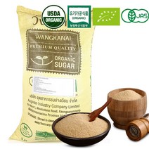 왕카나이 오르가닉 유기농설탕 25kg x1포/친환경 비정제원당, 25kgx포