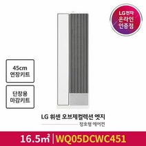 [LG전자공식인증점] 오브제컬렉션 엣지 창호형 에어컨 WQ05DCWC451 [단창형 판넬포함/45cm연장키트포함], 폐가전수거있음
