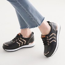 니나스파리 골드라인 장식 스니커즈