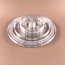 투명 피규어 회전 진열대 회전판 미니 턴테이블 200mm