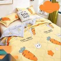 얇은 이불 이브자리 이부자리 이불자리 봄 홑 차렵 여름 가을 사계절 간절기 가벼운 침구 세트 기숙사 시원한 S SS Q 부드러운, 200x230cm