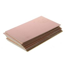 코팅기 10pcs 휴대용 인쇄 diy 회로 기판 내구성 구리 클래드 플레이트 단일, 없음