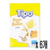 티포 에그 쿠키, 90g, 6개