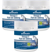 굿헬스(Good Health) 굿헬스 오메가3 피시오일(Heart Guard) 150캡슐 X 3개, 450캡슐, 1세트