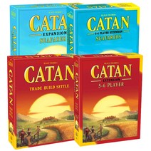 카탄 catan 보드게임 가족게임 호캉스, CATAN(영어판 풀세트 4박스)