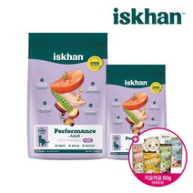 이즈칸 캣 그레인프리 어덜트 성묘 반려묘 고양이사료 2.5kg x 2개 총 5kg (저요저요 고양이간식 60g 증정)