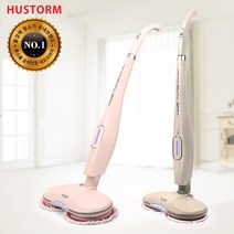 [휴스톰] [패드4종/무선 물걸레 청소기 HS-10500 / 당일발송/핑크 그레이 색상선택/최고급사양, 핑크