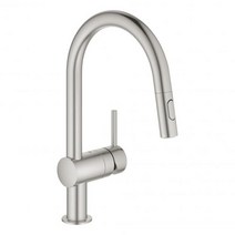 그로헤 민타 U자형 슈퍼스틸 실버무광 32321DC2 싱크대 주방 수전 GROHE Minta 독일무료배송